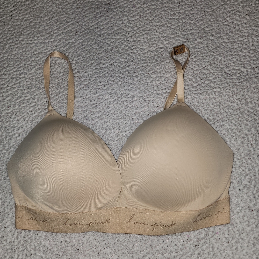 Victoria Secret Pink Wireless Nude Bra NWT - Picture 3 of 4